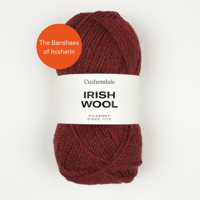 Wine Irish Wool DK Yarn - Cushendale Woollen Mills