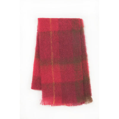 Cranberry Drumin Mohair Scarf - Cushendale Woollen Mills
