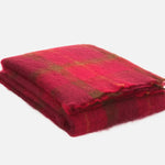 Cranberry Drumin Mohair Throw Blanket - Cushendale Woollen Mills