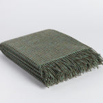 LIMITED EDITION - Sage Irish Wool Throw Blanket - Cushendale Woollen Mills