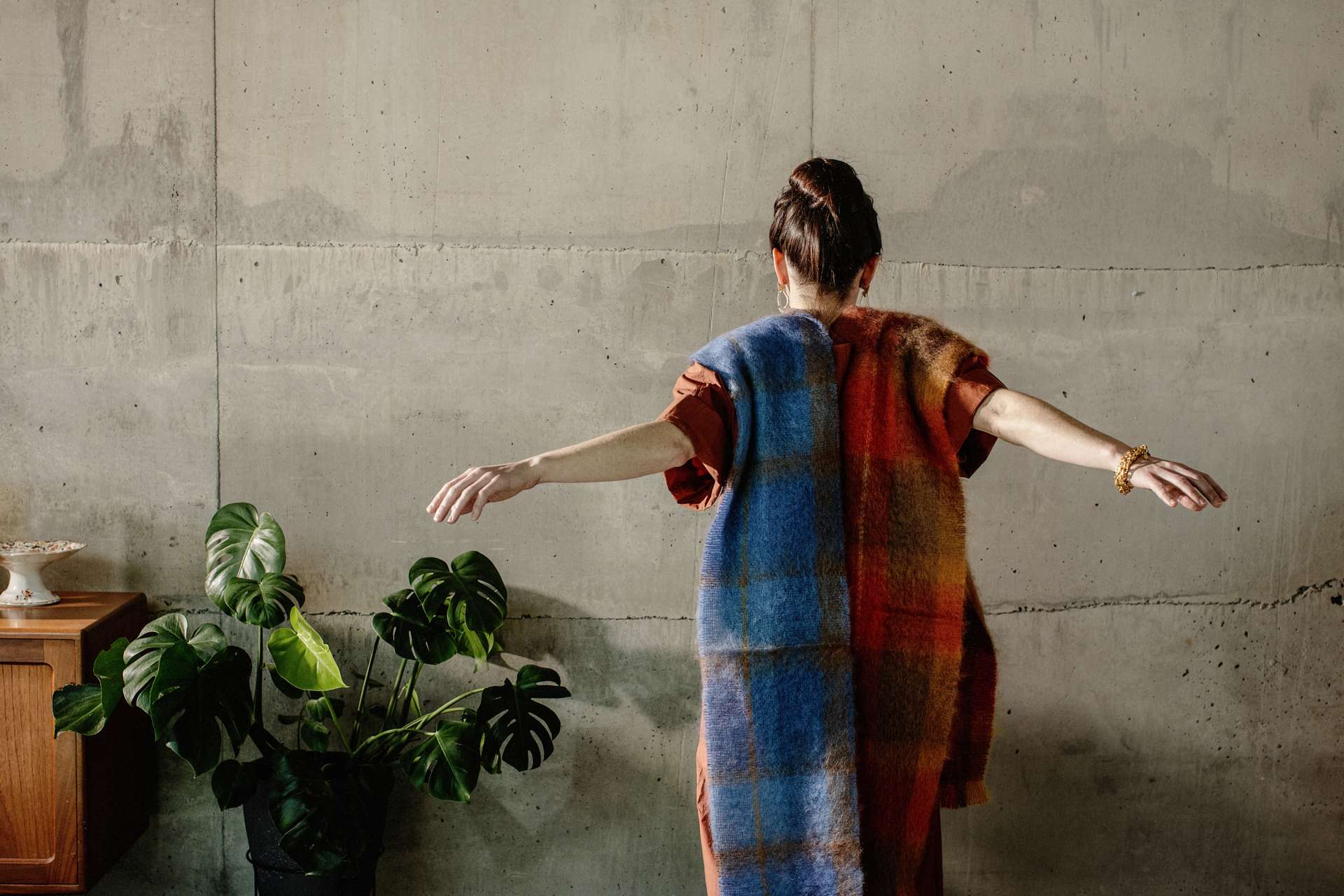 Flame Drumin Mohair Scarf - Cushendale Woollen Mills