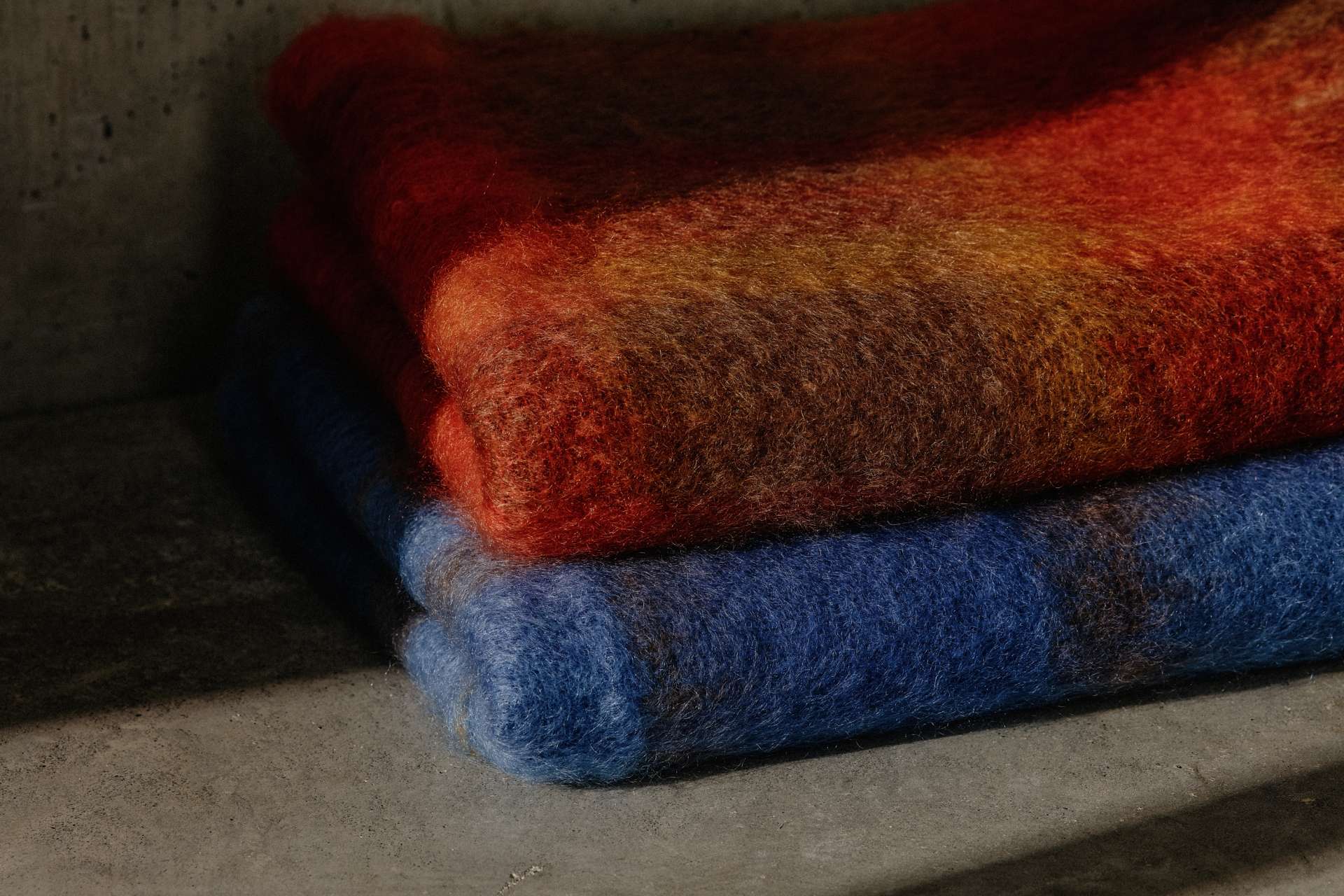 Flame Drumin Mohair Throw Blanket - Cushendale Woollen Mills
