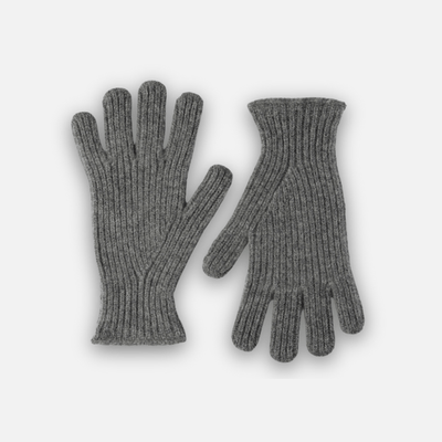 Grey Clyde Gloves - Cushendale Woollen Mills