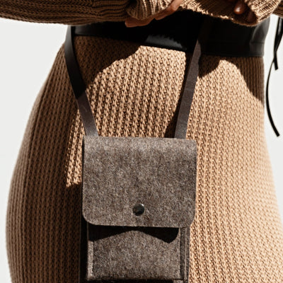 Jacob Felt Crossbody Bag - Cushendale Woollen Mills
