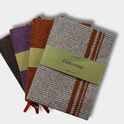 Silver Wool Notebook - Cushendale Woollen Mills