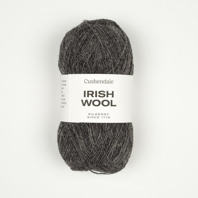 Mid Charcoal Irish Wool Lace Yarn - Cushendale Woollen Mills