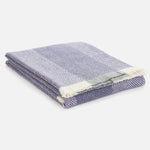 Indigo Corrán Irish Wool Throw Blanket - Cushendale Woollen Mills