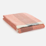 Salmon Corrán Irish Wool Throw Blanket - Cushendale Woollen Mills