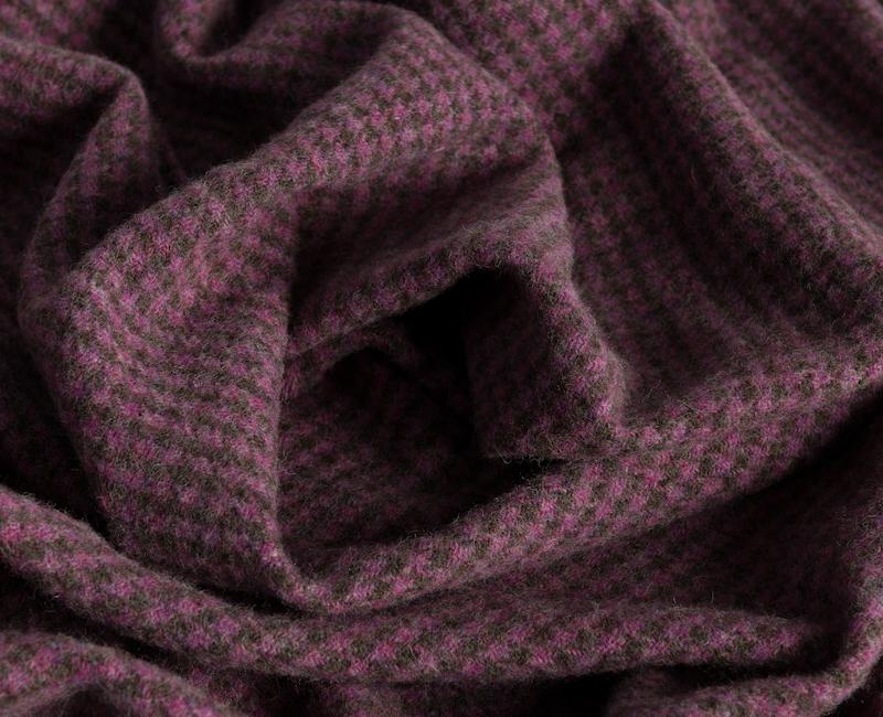 LIMITED EDITION - Pink Heather Irish Wool Throw Blanket - Cushendale Woollen Mills
