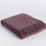 LIMITED EDITION - Pink Heather Irish Wool Throw Blanket - Cushendale Woollen Mills