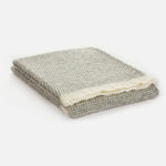 Charcoal Kilkenny Irish Wool Throw Blanket - Cushendale Woollen Mills