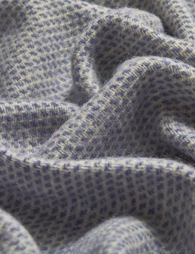 Indigo Kilkenny Irish Wool Throw Blanket - Cushendale Woollen Mills