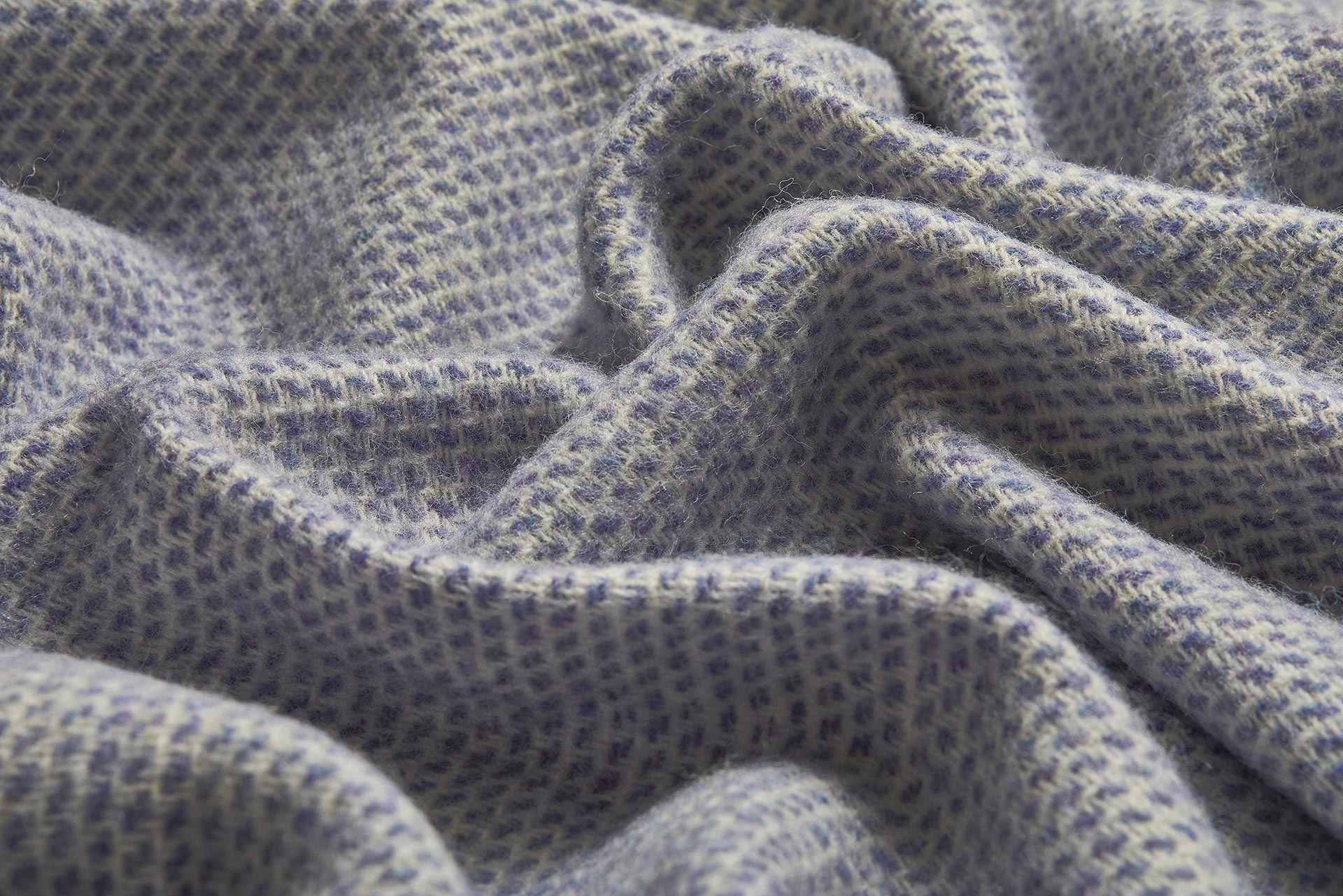 Indigo Kilkenny Irish Wool Throw Blanket - Cushendale Woollen Mills