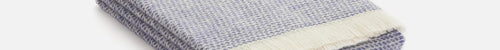 Indigo Kilkenny Irish Wool Throw Blanket - Cushendale Woollen Mills
