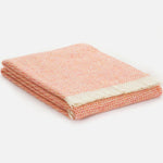 Salmon Kilkenny Irish Wool Throw Blanket - Cushendale Woollen Mills