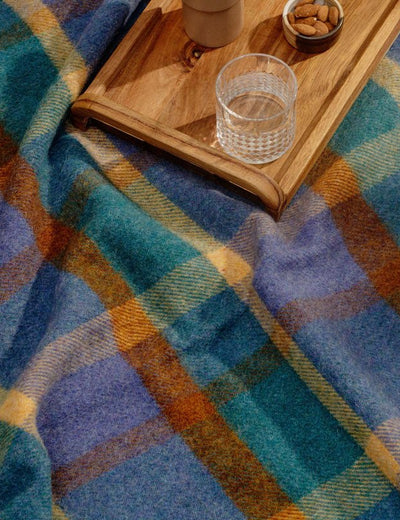 Atlantis Ullard Irish Wool Throw Blanket - Cushendale Woollen Mills
