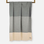 Charcoal Ballyogan Lambswool Throw Blanket - Cushendale Woollen Mills