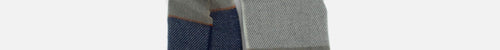 Navy Bahana Lambswool Scarf - Cushendale Woollen Mills