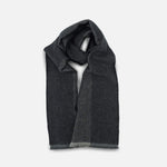 Black Uisce Lambswool Scarf - Cushendale Woollen Mills