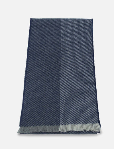Navy Uisce Lambswool Scarf - Cushendale Woollen Mills