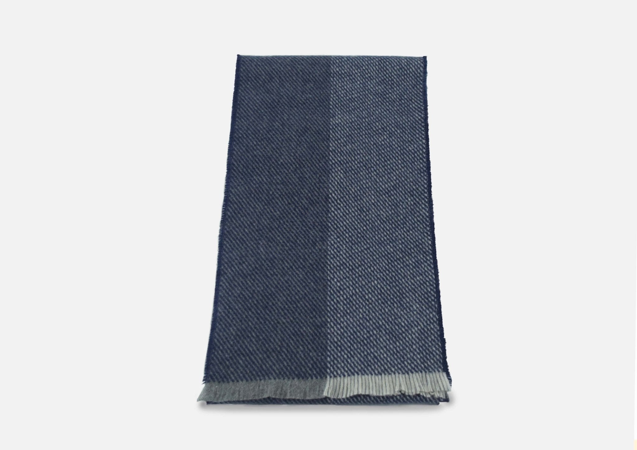 Navy Uisce Lambswool Scarf - Cushendale Woollen Mills