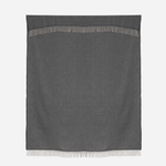 Graphite Aclare Lambswool Throw Blanket - Cushendale Woollen Mills