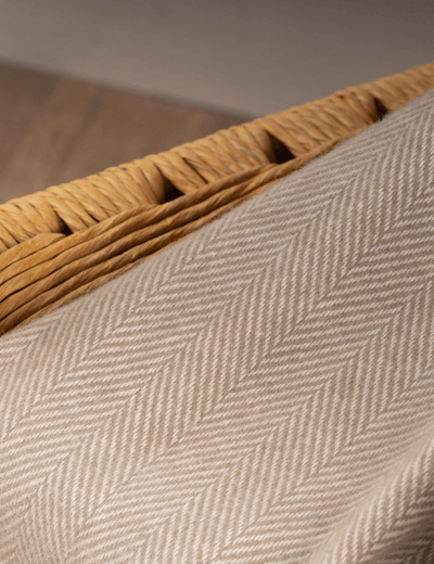 Loam Aclare Lambswool Throw Blanket - Cushendale Woollen Mills