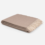 Loam Aclare Lambswool Throw Blanket - Cushendale Woollen Mills