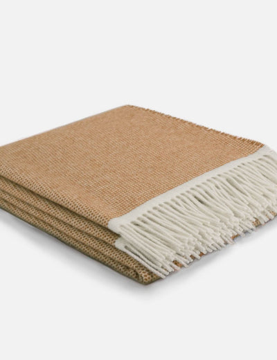 Autumn Duiske Lambswool Throw Blanket - Cushendale Woollen Mills