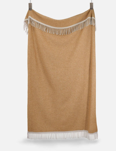Autumn Duiske Lambswool Throw Blanket - Cushendale Woollen Mills