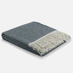 Graphite Duiske Lambswool Throw Blanket - Cushendale Woollen Mills