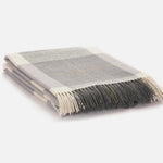 Steel Glynn Lambswool Throw Blanket - Cushendale Woollen Mills