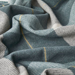 Sage Glynn Lambswool Throw Blanket - Cushendale Woollen Mills
