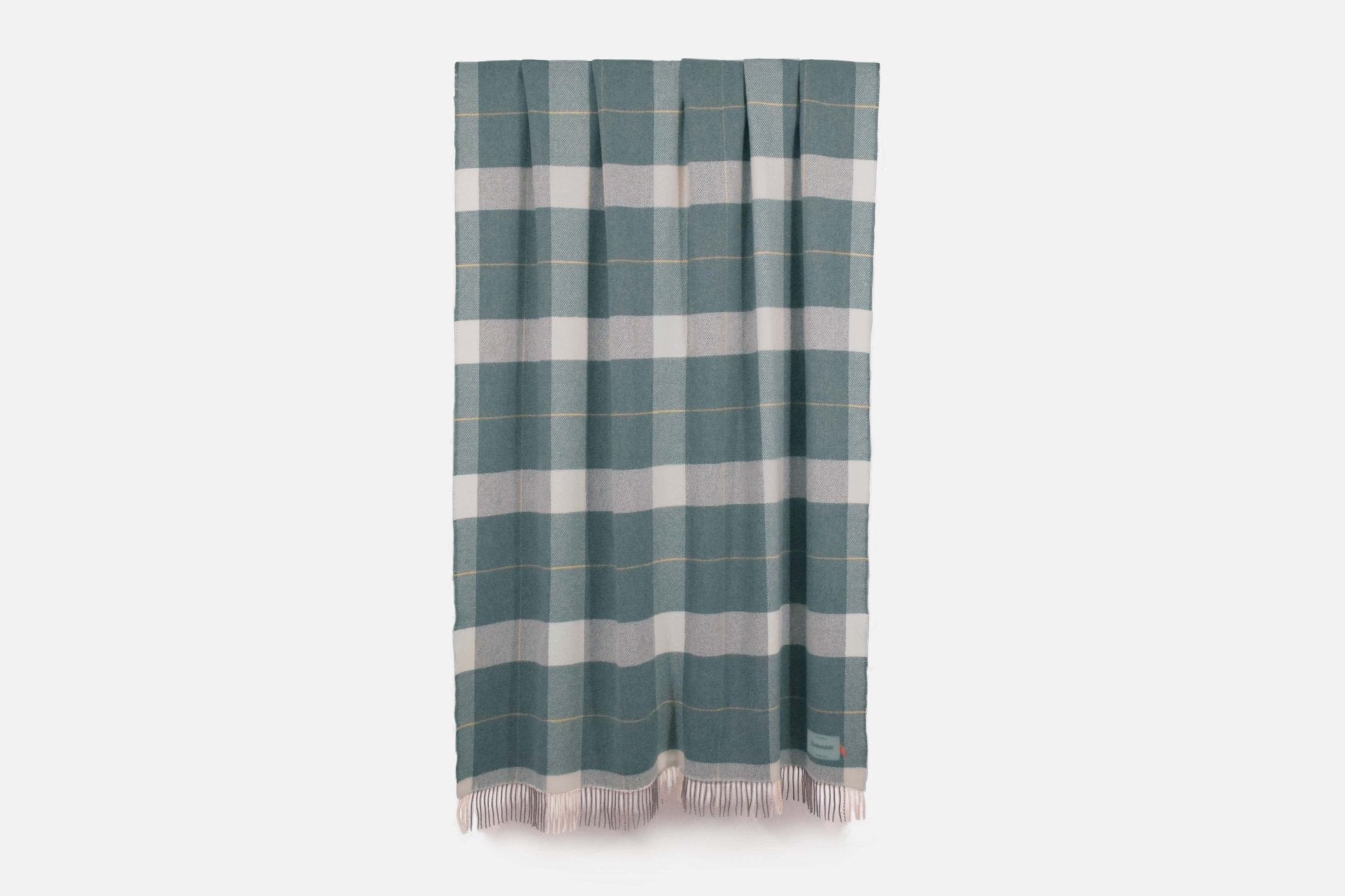 Sage Glynn Lambswool Throw Blanket - Cushendale Woollen Mills