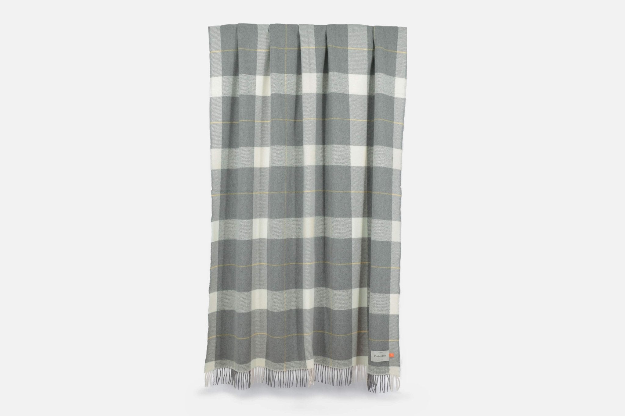 Steel Glynn Lambswool Throw Blanket - Cushendale Woollen Mills