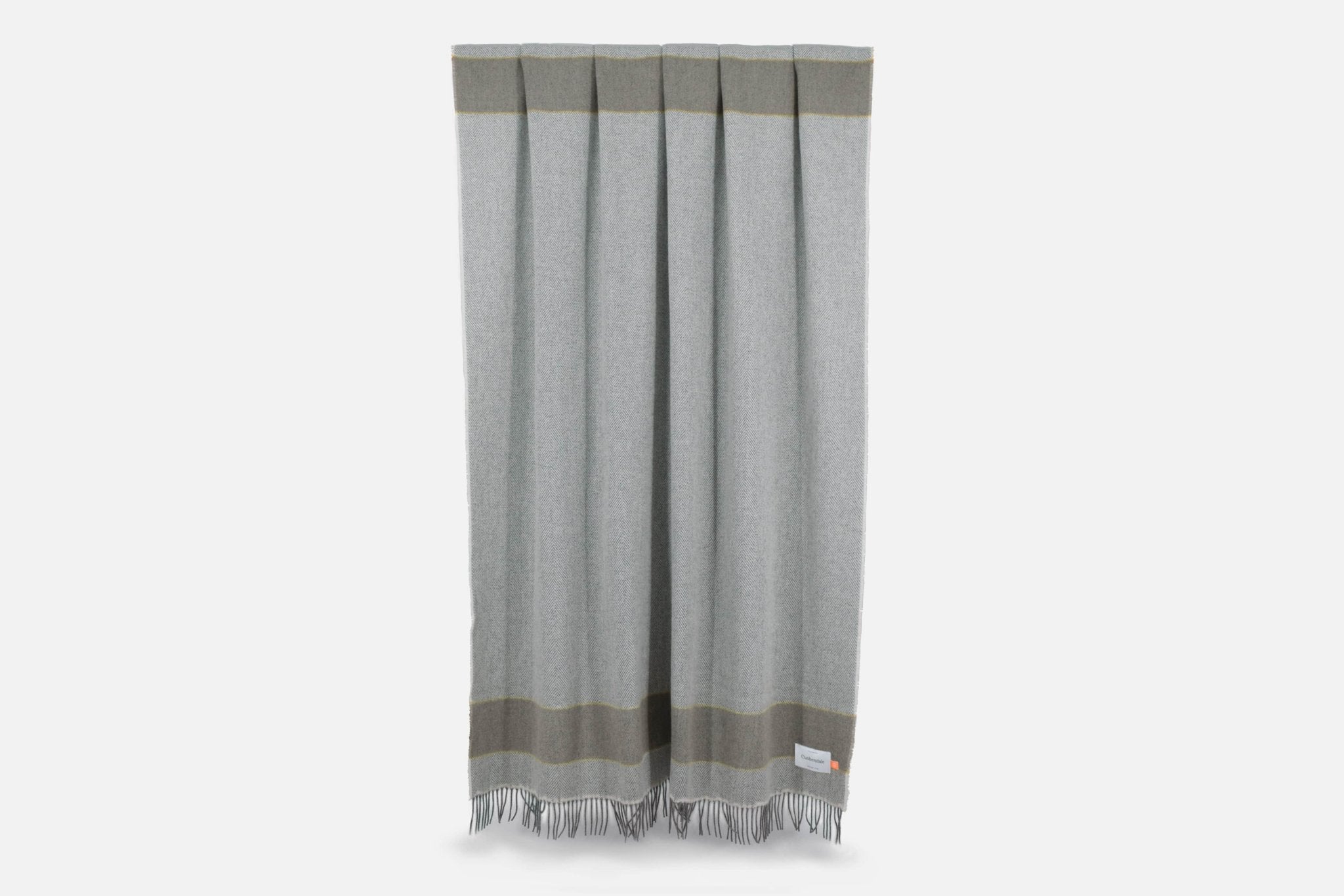Silver Scadán Lambswool Throw Blanket - Cushendale Woollen Mills