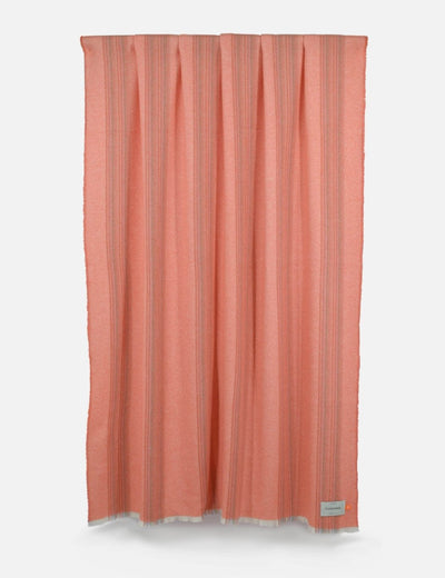 Coral Seskin Lambswool Throw Blanket - Cushendale Woollen Mills