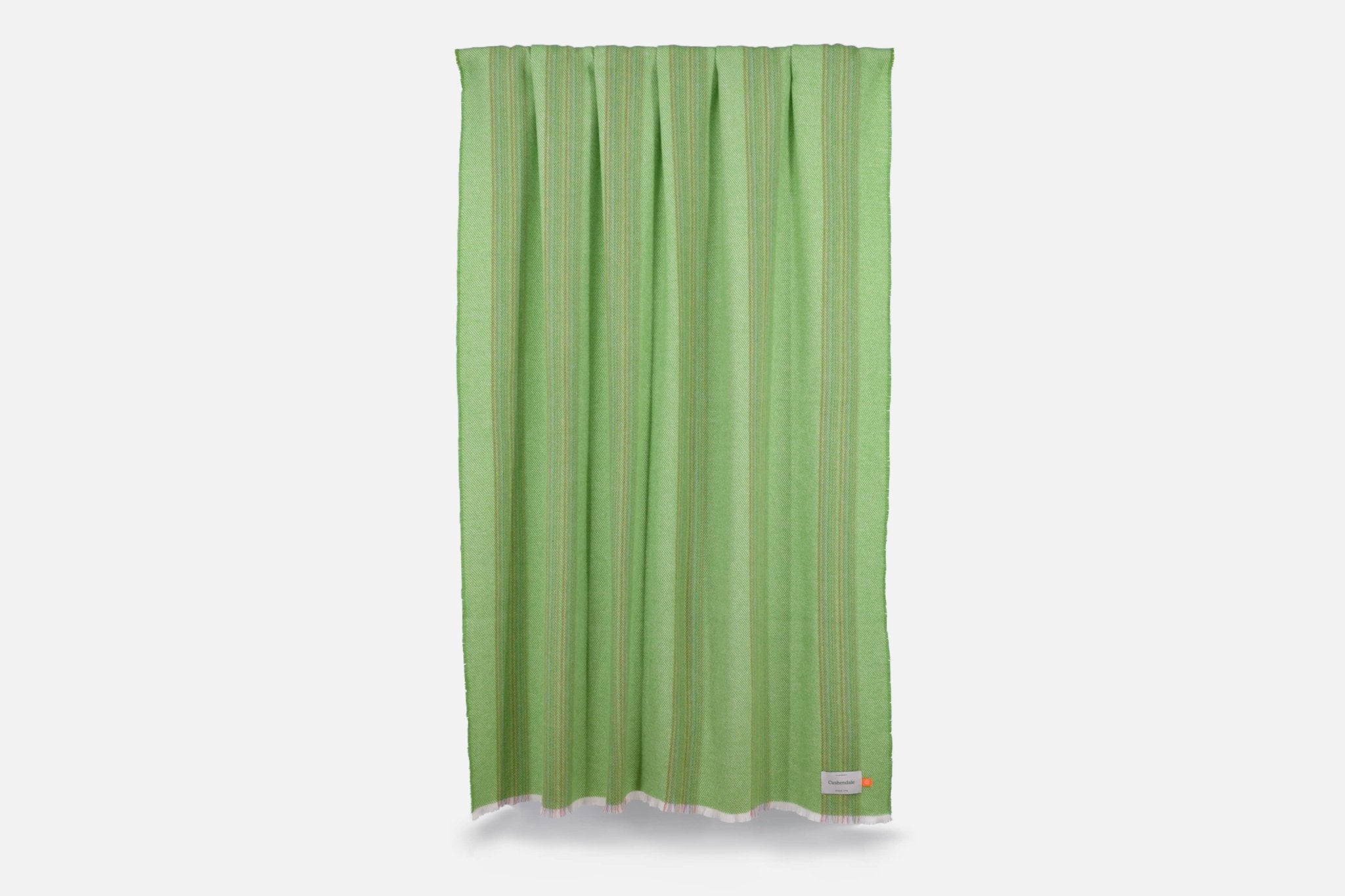 Greengage Seskin Lambswool Throw Blanket - Cushendale Woollen Mills