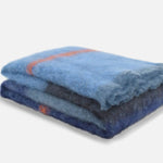 Azure Boher Mohair XThrow Blanket - Cushendale Woollen Mills