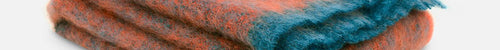 Poppy Clash Mohair Throw Blanket - Cushendale Woollen Mills