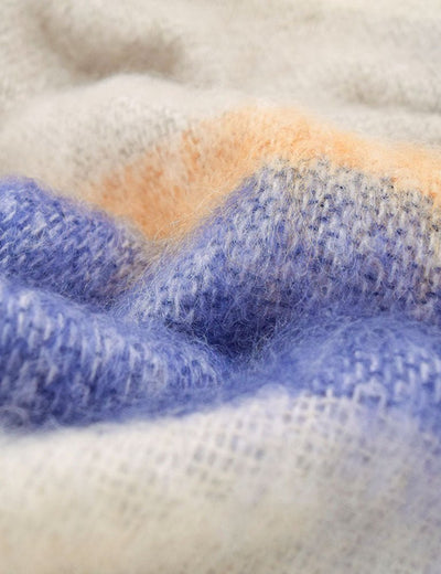 Gentian Silare Mohair XThrow Blanket - Cushendale Woollen Mills
