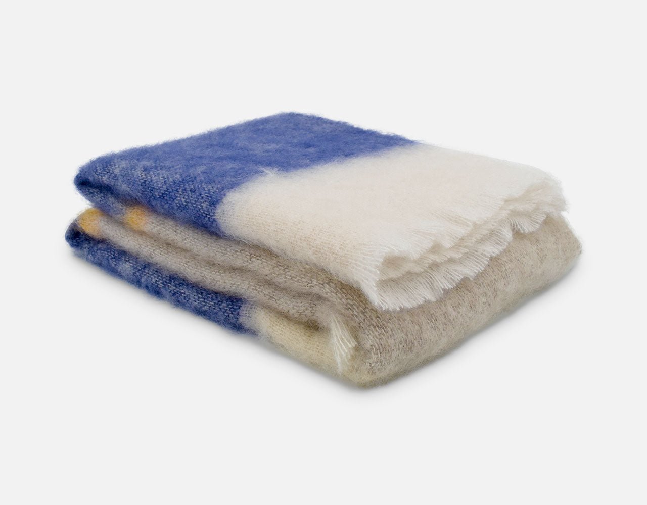 Gentian Silare Mohair XThrow Blanket - Cushendale Woollen Mills
