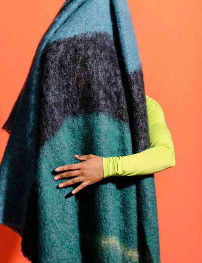 Bottle Boher Mohair XThrow Blanket - Cushendale Woollen Mills