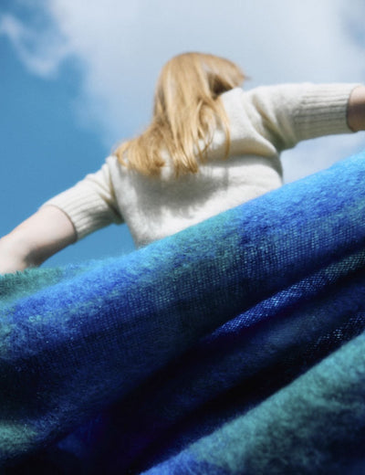 Ascot Drumin Mohair Throw Blanket - Cushendale Woollen Mills