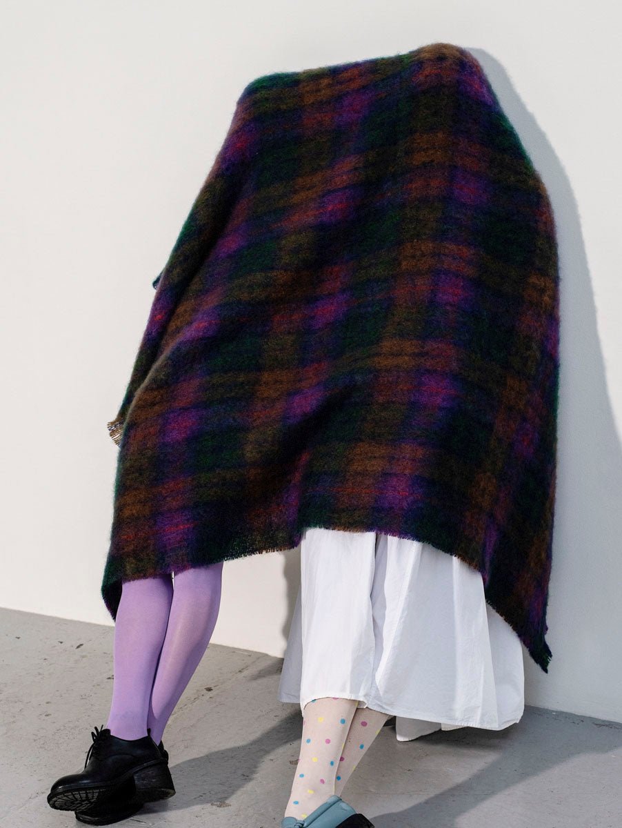 Woodland Drumin Mohair Throw Blanket - Cushendale Woollen Mills