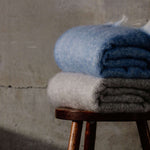 Owl Mooneen Mohair Throw Blanket - Cushendale Woollen Mills