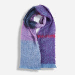 Aubergine Boher Mohair XScarf - Cushendale Woollen Mills