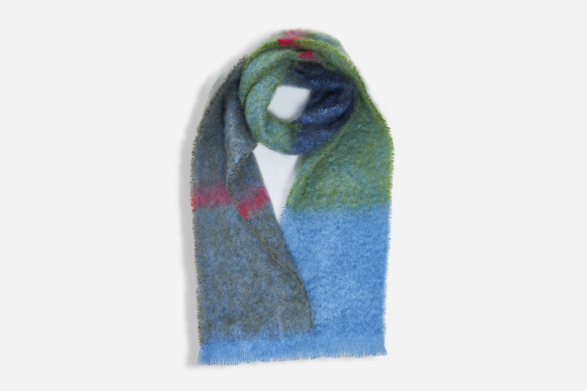 Moss Boher Mohair XScarf - Cushendale Woollen Mills