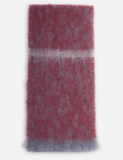Wine Boher Mohair XScarf - Cushendale Woollen Mills