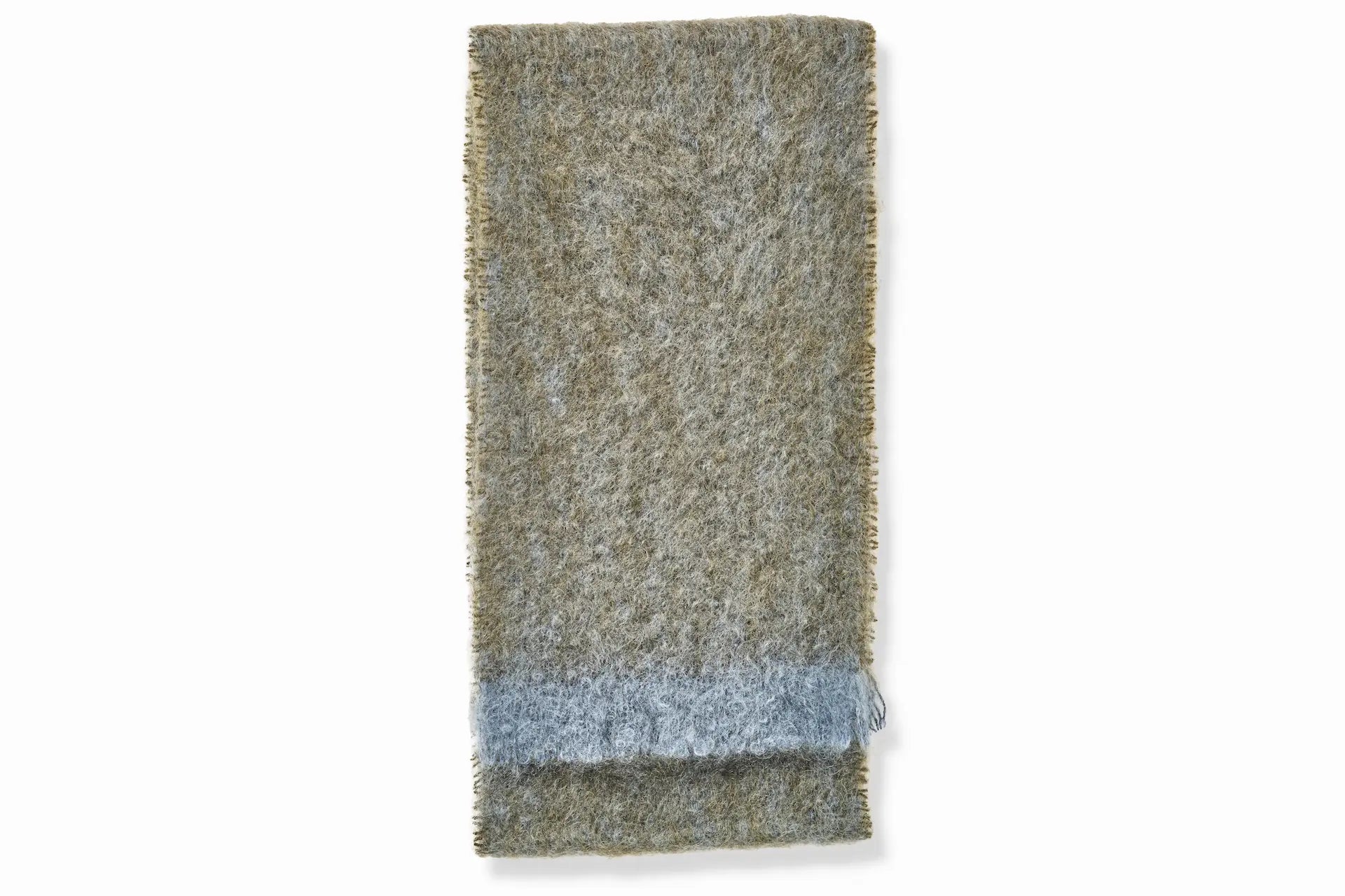 Moss Clash Mohair Scarf - Cushendale Woollen Mills